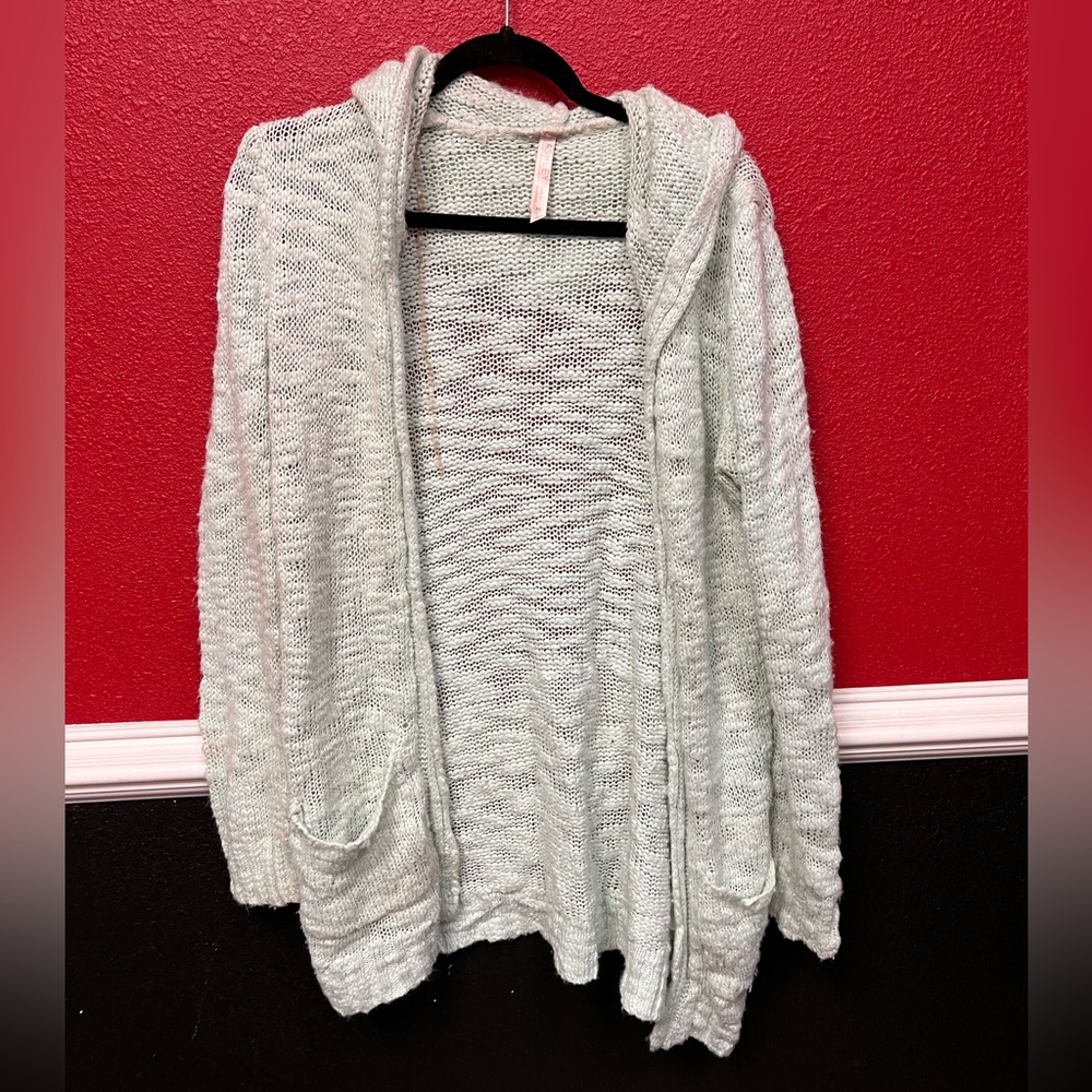 Baby blue woman sweater